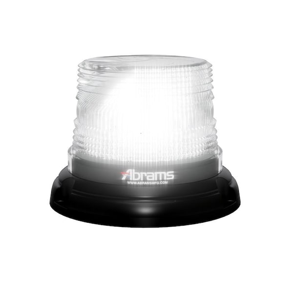 StarEye 4" Dome 12 LED Magnet/Permanent Mount Beacon - White